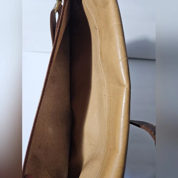 Vintage Brahmin Leather Satchel Bag - Picture 5 of 14